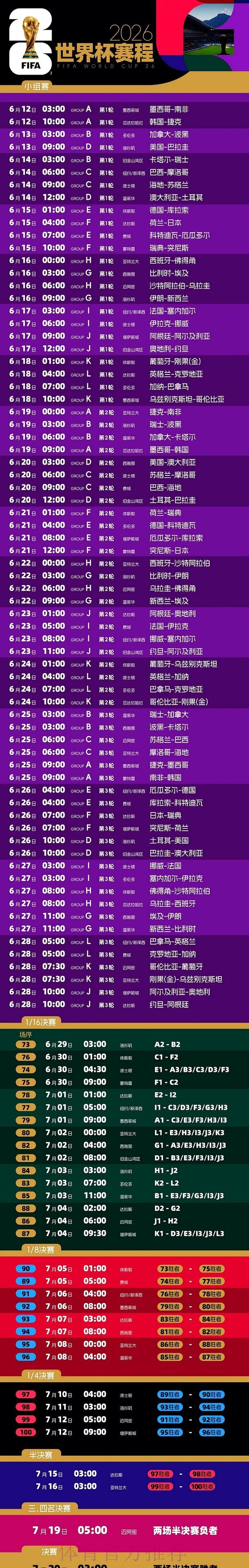 2026年世界杯直播全攻略 2026年世界杯直播全攻略